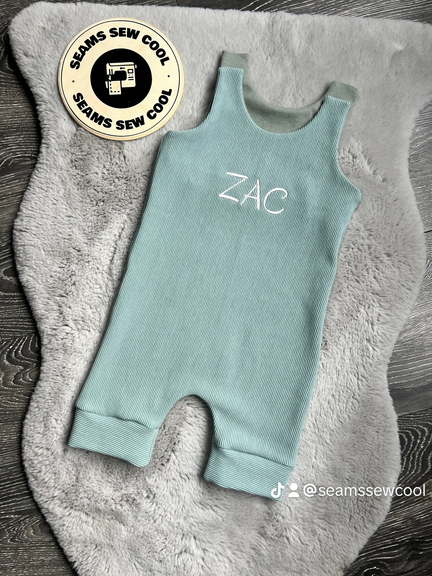Embroidered Shortie Romper