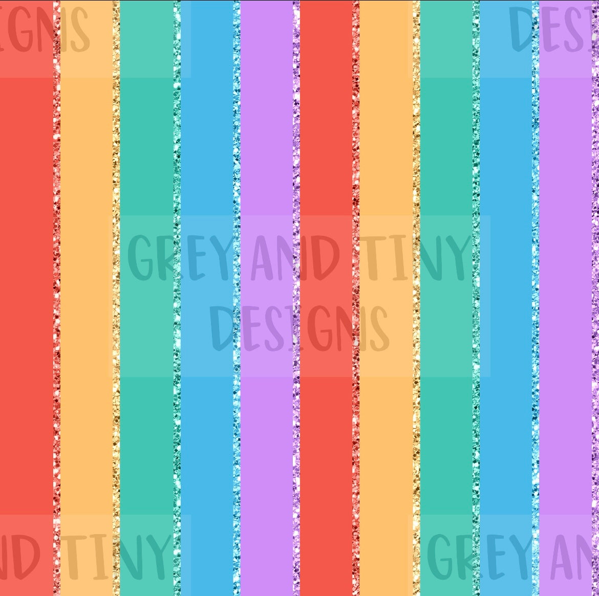 Glitter Stripes