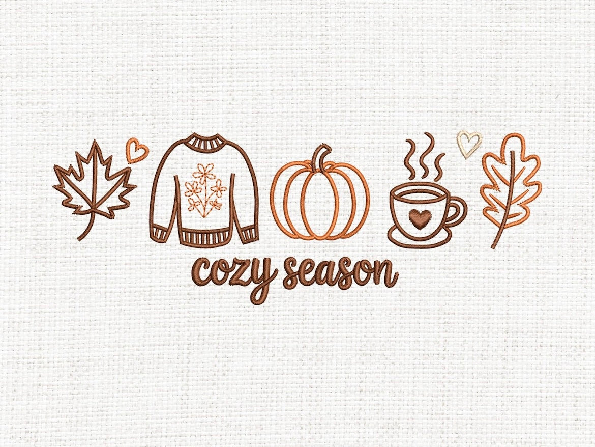 Autumn Embroidered Sweatshirt