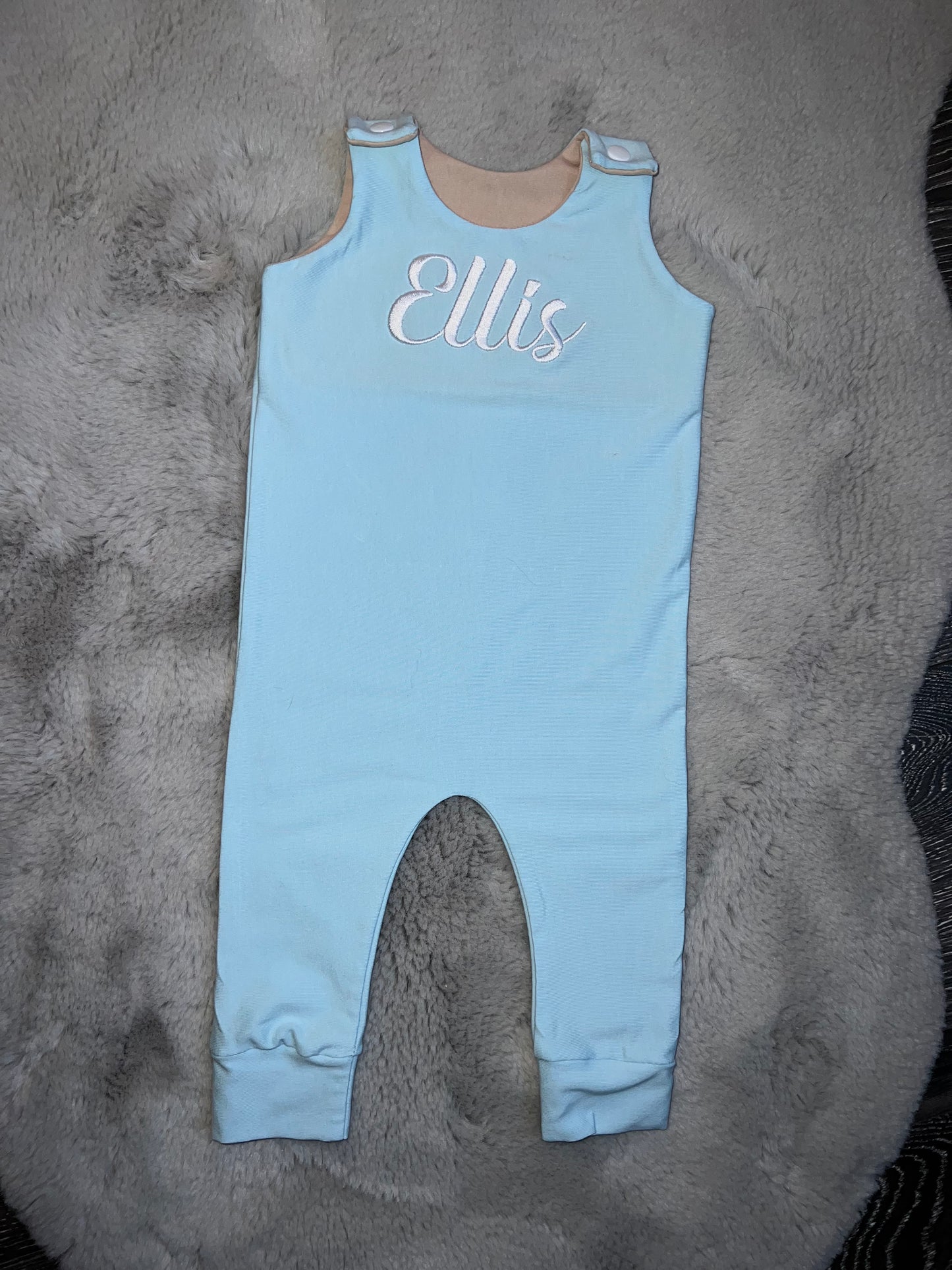 Embroidered Romper