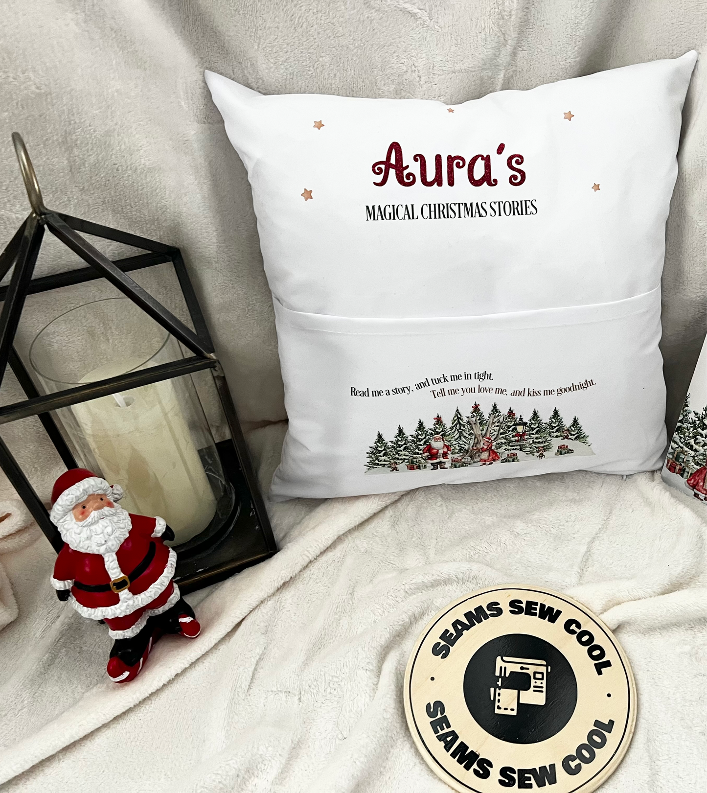 Personalised Book Cushion