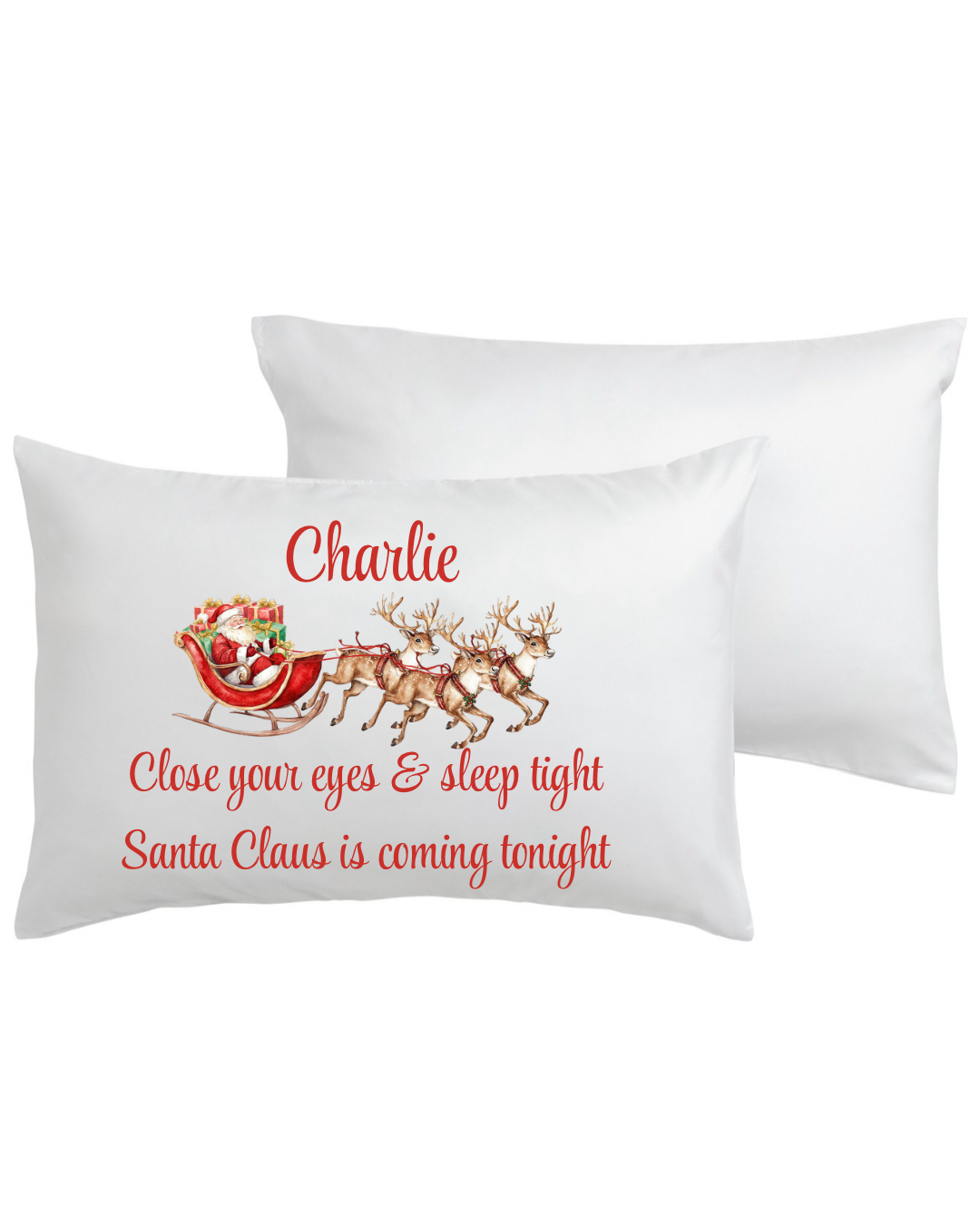 Personalised Christmas Pillowcase