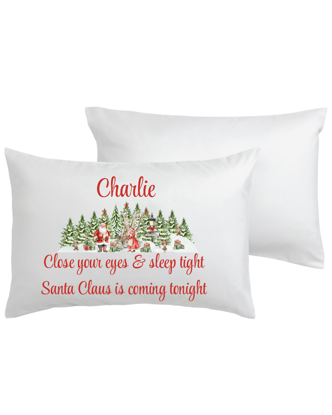 Personalised Christmas Pillowcase