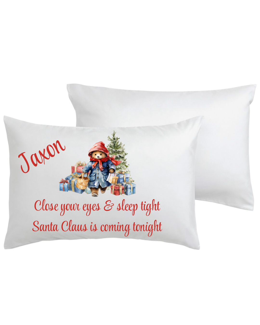 Personalised Christmas Pillowcase