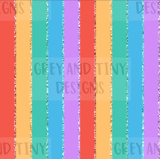 Glitter Stripes