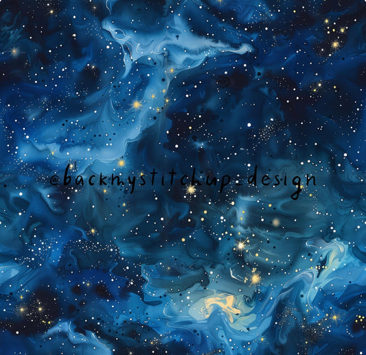 Blue Starry Sky